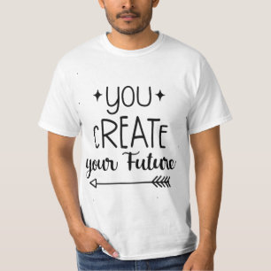 Camiseta Inspiradora para Homens Brancos - Você Cr
