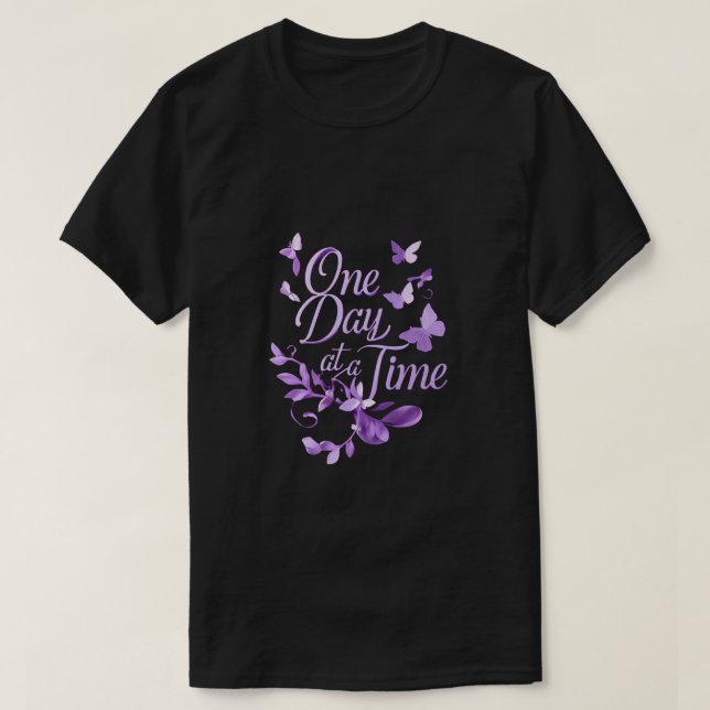 Camiseta Inspiradora Um Dia de Cada Vez – Esperanç (Frente do Design)