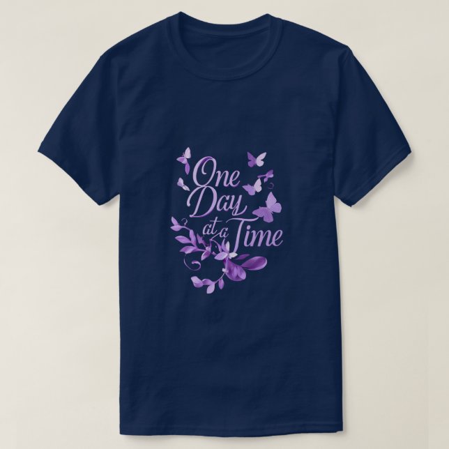 Camiseta Inspiradora Um Dia de Cada Vez – Esperanç (Frente do Design)