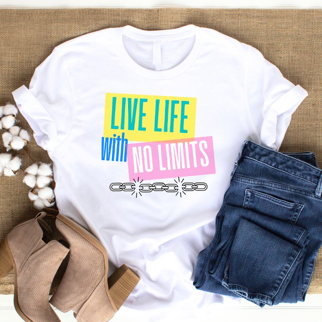 Camiseta Inspiradora Vida Sem Limites (Criador carregado)