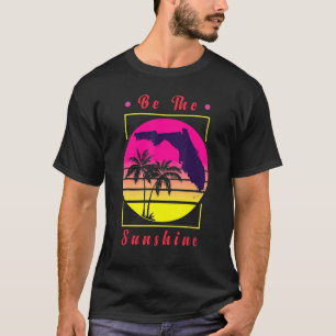 Camiseta Inspiration Be The Sunshine Retro Sunset Florida