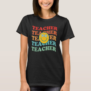 Camiseta Inspirational Colorful School Retro Tea