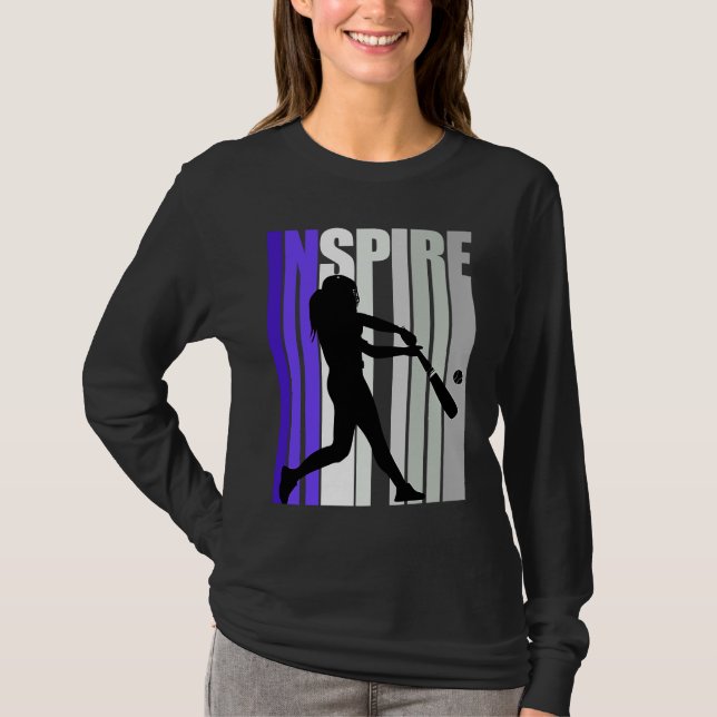 Camiseta Inspirational Motivational Baseball Instructor Tea (Frente)