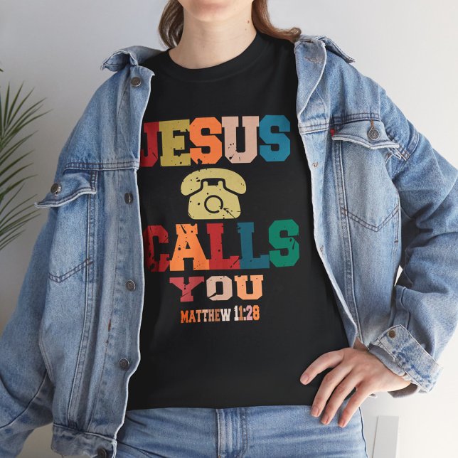 Camiseta Inspirational quote Jesus Calling You (Criador carregado)