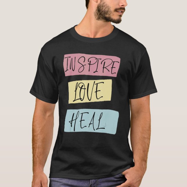 Camiseta Inspire Love Heal Nury (Frente)