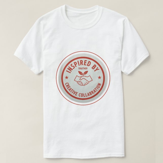 Camiseta Inspired by Creative collaboration  (Frente do Design)