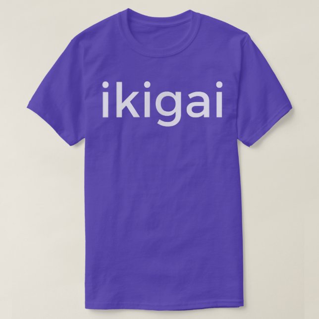 Camiseta Inspiring Basic - Ikigai  (Frente do Design)