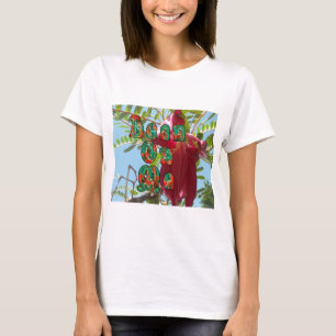 Camiseta Inspiron Lean On Me Floral Skyward Art Impressão