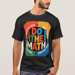 Camiseta Insring Slogan Amor Esperança Medo Faça a Conta Si