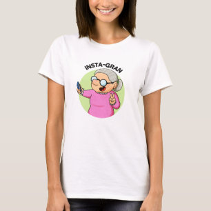 Camiseta Instagran Cute Social Media Avó Pun