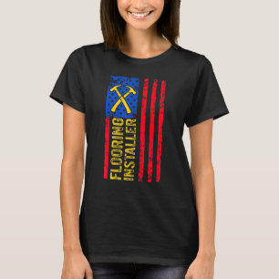Camiseta Instalação de Pavimento do Contratante do Instalad
