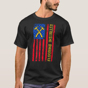 Camiseta Instalação de Pavimento do Contratante do Instalad