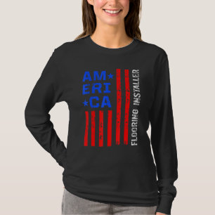 Camiseta Instalação de Pavimento do Contratante do Instalad