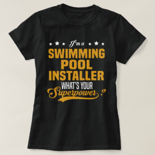 Camiseta Instalador da Piscina Nadadora