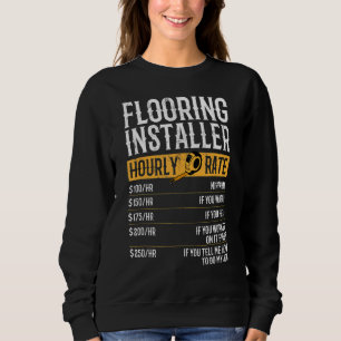 Camiseta Instalador de Pavimentos Taxas Horárias do Instala