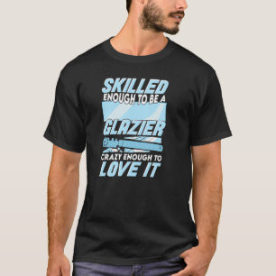 Camiseta Instalador de Vidro da Janela do Glazier