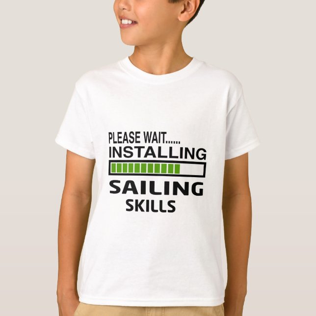 Camiseta Instalando habilidades da navigação (Frente)