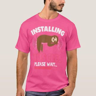 Camiseta Instalar Músculos Lama Malhação de Levantamento Mo