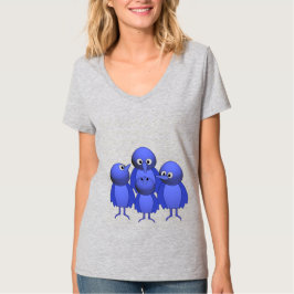 Camiseta Instantâneo da família Blue Birds