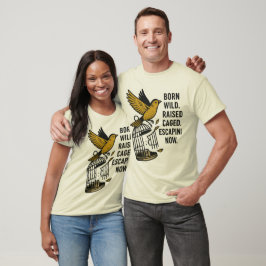 Camiseta Instinto em jaulas - Livre
