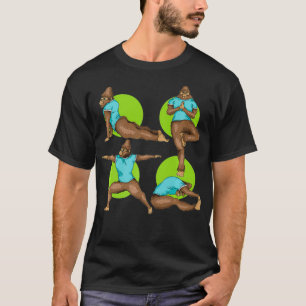 Camiseta Instru Legal de Meditação de Pé-Grande Engraça