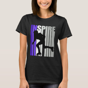 Camiseta Instrução de Skating do Cilindro Motivacional Insp