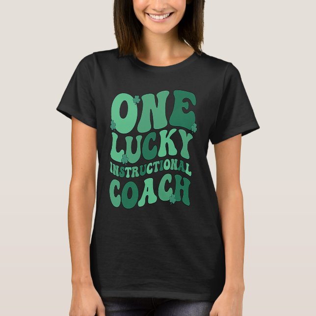 Camiseta Instructional Coach St Patrick's Day Instructional (Frente)