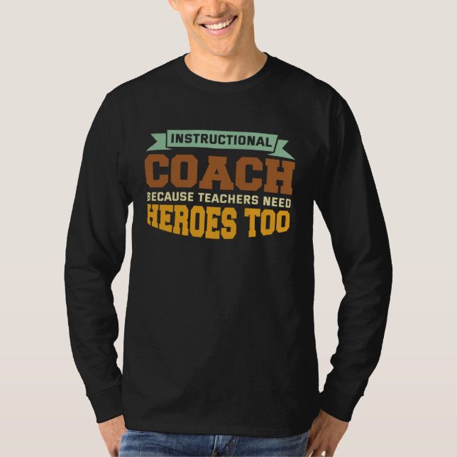 Camiseta Instructional Coach Teacher Coaching Instructional (Frente)