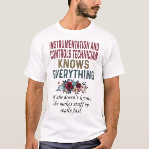 Camiseta Instrumentação E Controles Conhecimentos Técnic