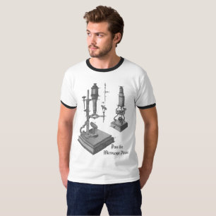 Camiseta INSTRUMENTO Científico Antiquado do Microscópio do