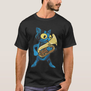 Camiseta Instrumento de latão de Euphonium