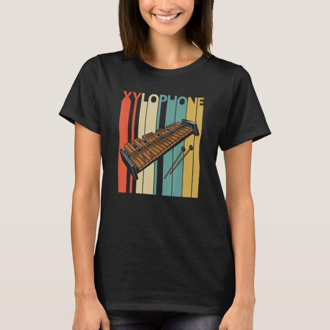Camiseta Instrumento de Música Xylophone (Frente)