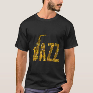 Camiseta Instrumento De Nota Musical Saxofone Jazz Para Sax
