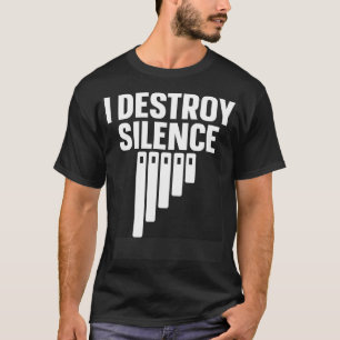 Camiseta Instrumento Marimba I Destrui Silêncio