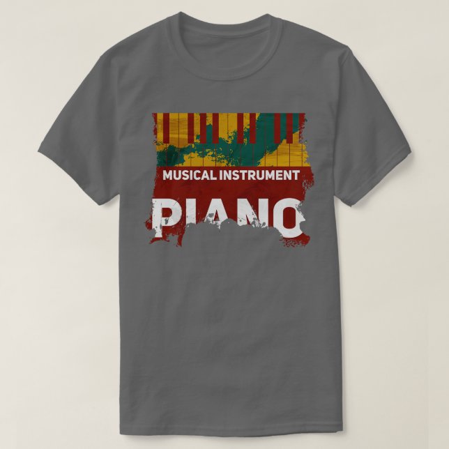 Camiseta Instrumento musical (Frente do Design)