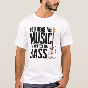 Camiseta Instrumento Musical   Bassista Musical Bass