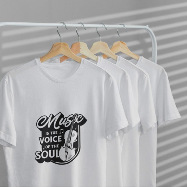 Camiseta Instrumento Musical Cello (Criador carregado)