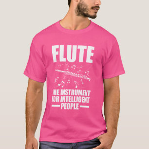 Camiseta Instrumento Musical Clássico Flute Lover P