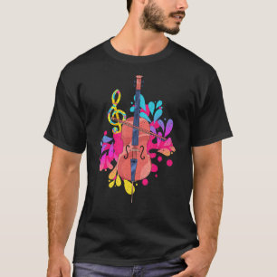 Camiseta Instrumento Musical Colorido Ce