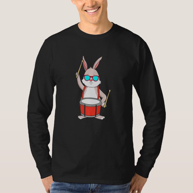 Camiseta Instrumento Musical De Coelho De Bebê De Bebê De B (Frente)