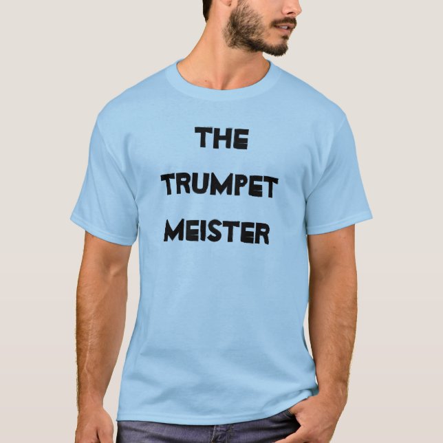 Camiseta Instrumento Musical do Bronze de Trempete (Frente)