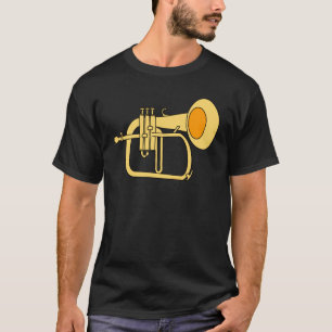 Camiseta Instrumento Musical Flugelhorn