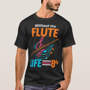 Camiseta Instrumento Musical Flutista Flute