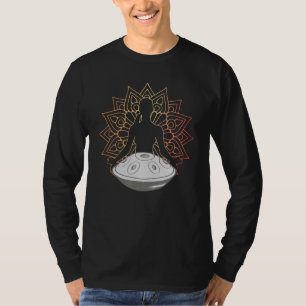 Camiseta Instrumento Musical Handpan Ioga Medita