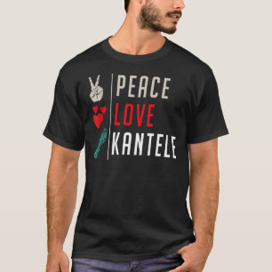 Camiseta Instrumento Musical Kantele Kantele Musi, Paz e Am