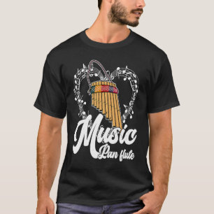 Camiseta Instrumento Musical Pan Flute 11