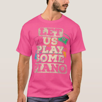 Camiseta Instrumento Musical Piano Player