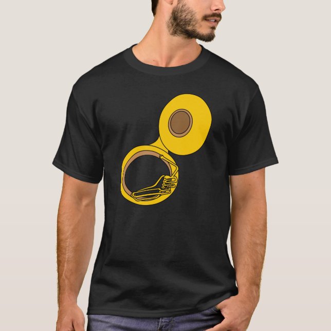Camiseta Instrumento Musical Tuba (Frente)