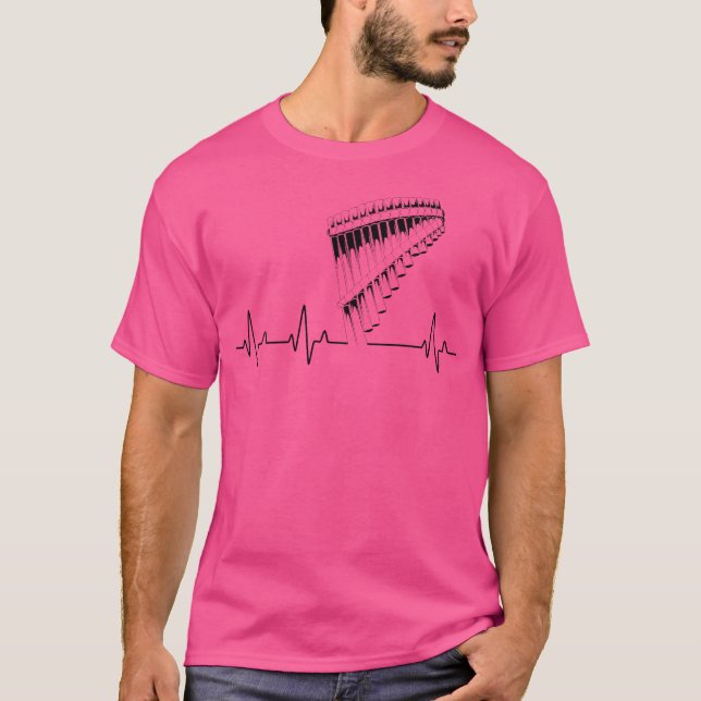 Camiseta Instrumento Pan Flutist Pan Flute (Frente)