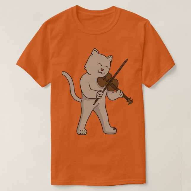 Camiseta Instrumento para jogar violino de presente de viol (Frente do Design)